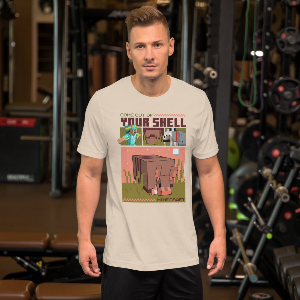 Minecraft Come Out Of Your Shell Adult T-Shirt