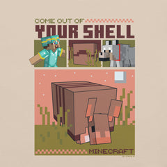 Minecraft Come Out Of Your Shell Adult T-Shirt