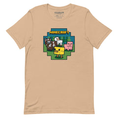Minecraft Adult T-Shirt Farm Animals