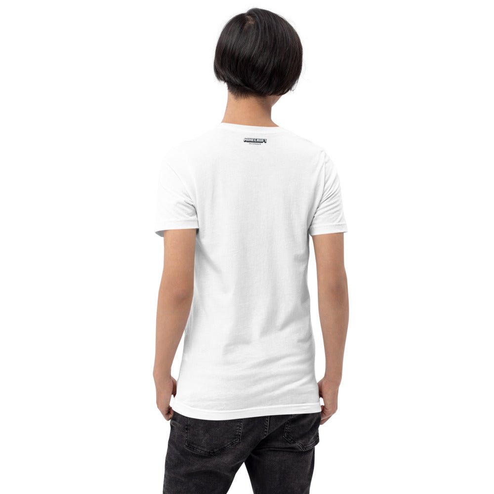 Minecraft Tuned In Creeper Embroidered Adult T-Shirt