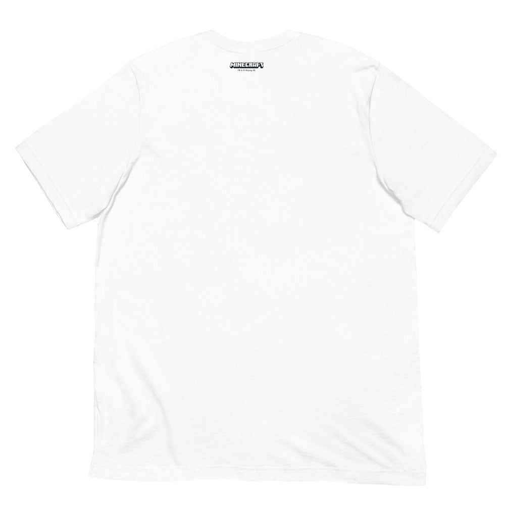 Minecraft Tuned In Creeper Embroidered Adult T-Shirt