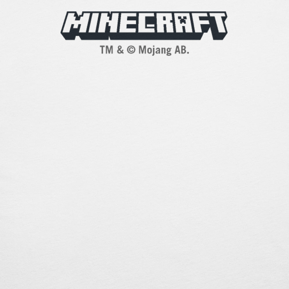 Minecraft Tuned In Creeper Embroidered Adult T-Shirt