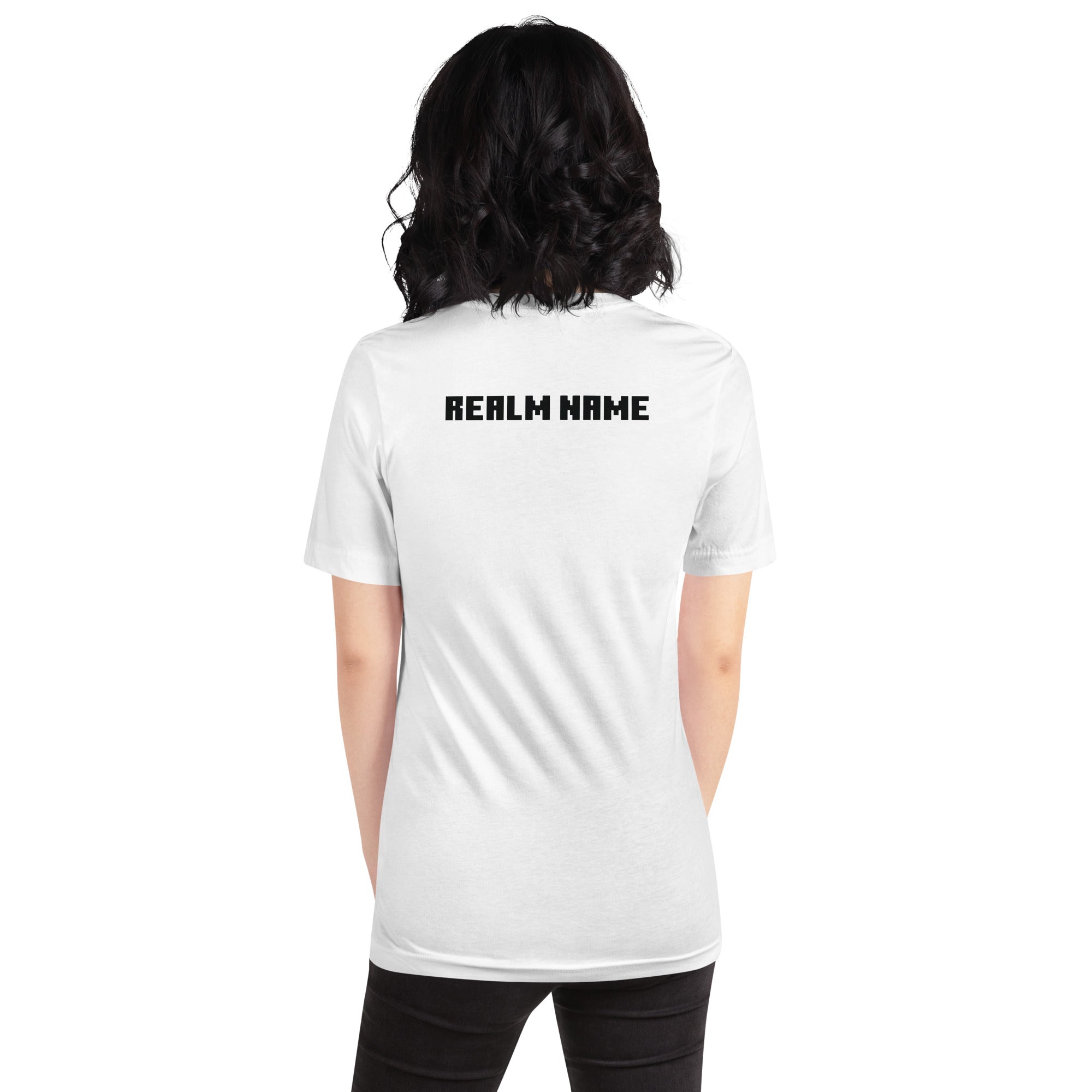 Minecraft Personalized Adult T-Shirt Realm Name