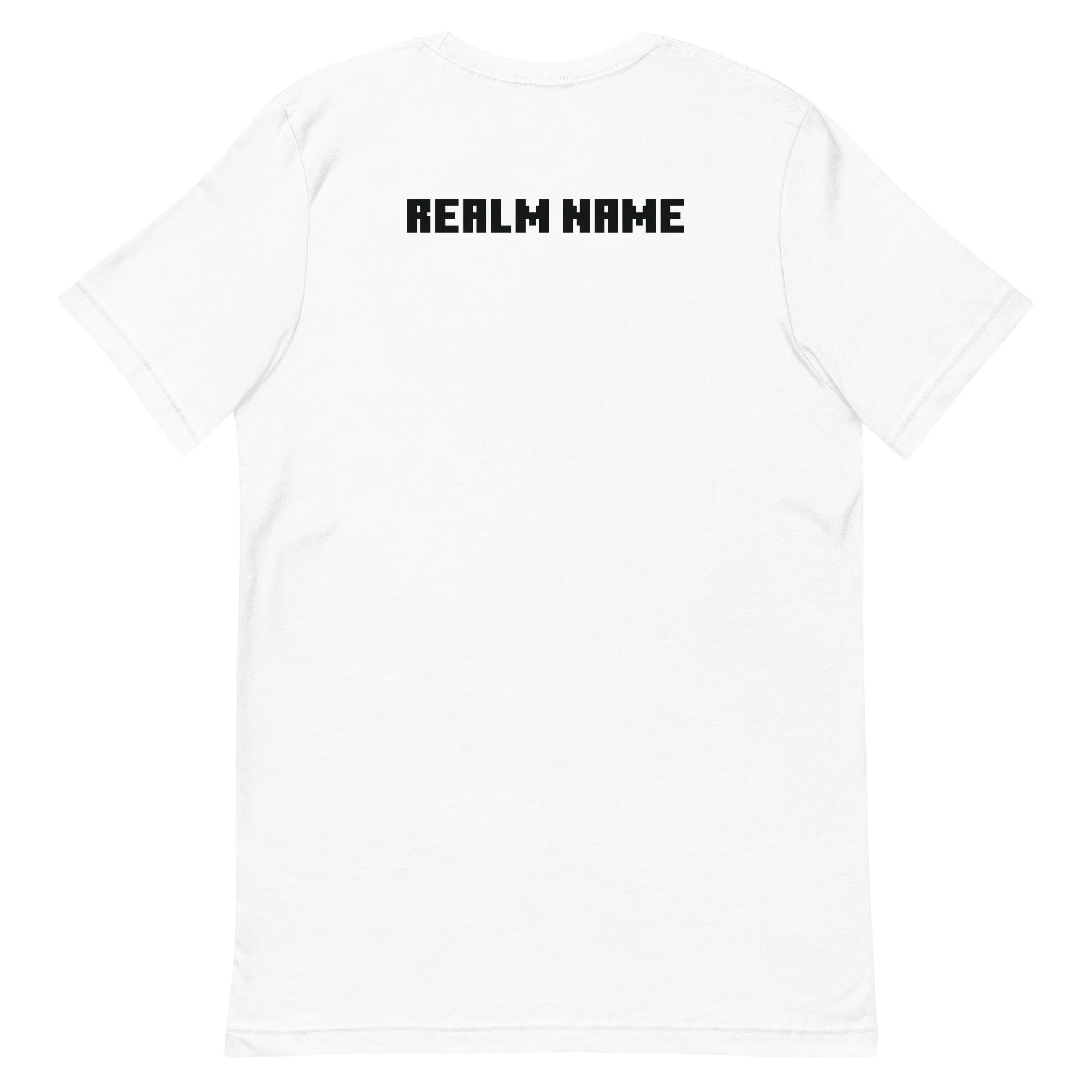 Minecraft Personalized Adult T-Shirt Realm Name
