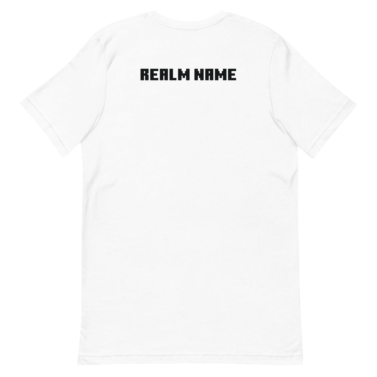 Minecraft Personalized Adult T-Shirt Realm Name