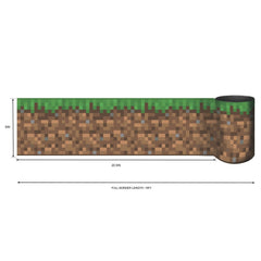 Minecraft Iconic Grass Green Peel & Stick Border