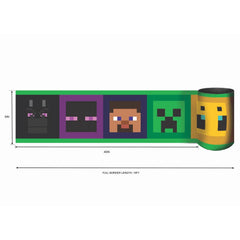 Minecraft Iconic Faces Black Peel & Stick Border