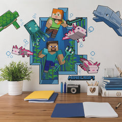 Minecraft Peel & Stick Giant Wall Decal