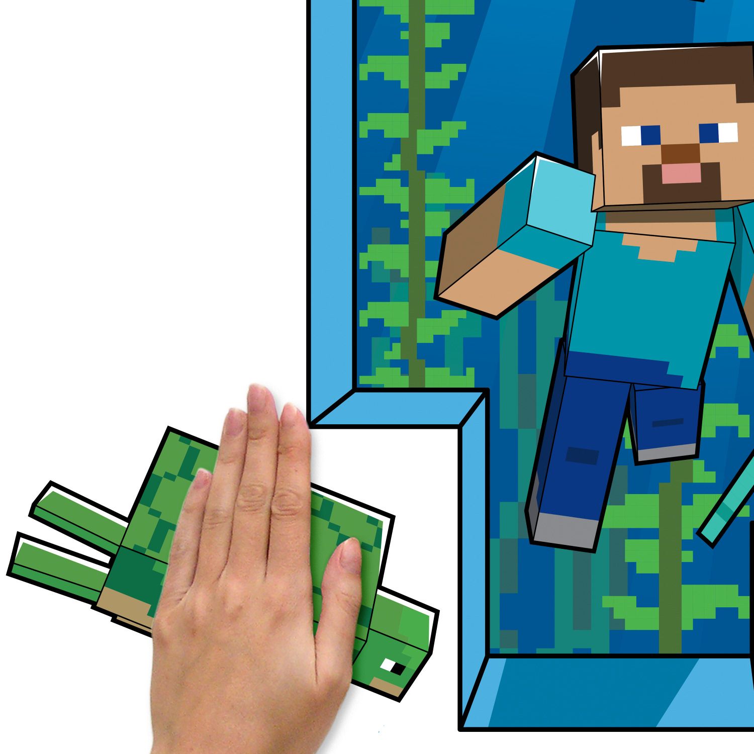 Minecraft Peel & Stick Giant Wall Decal
