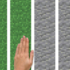 Minecraft Block Strips Wall Decals