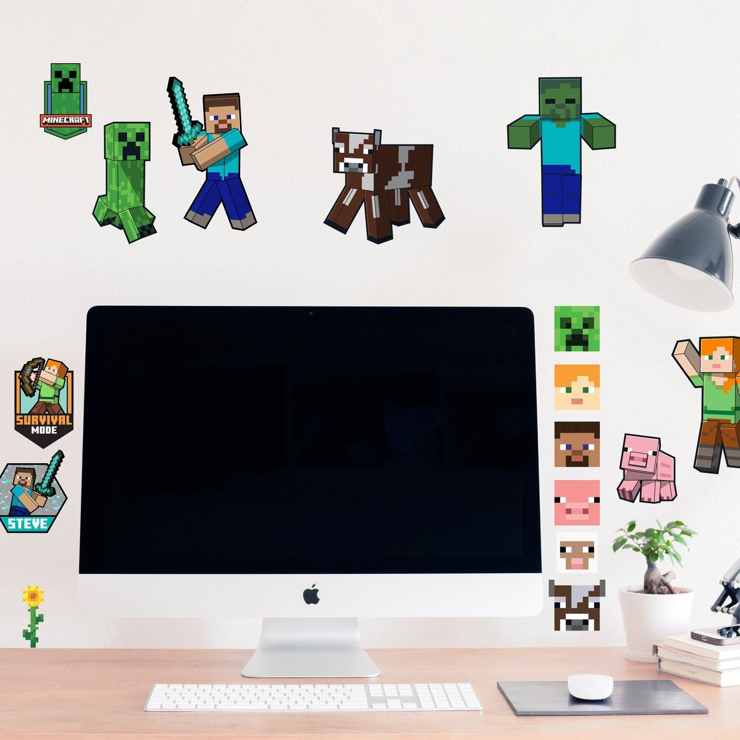 Minecraft Characters Wall Decals