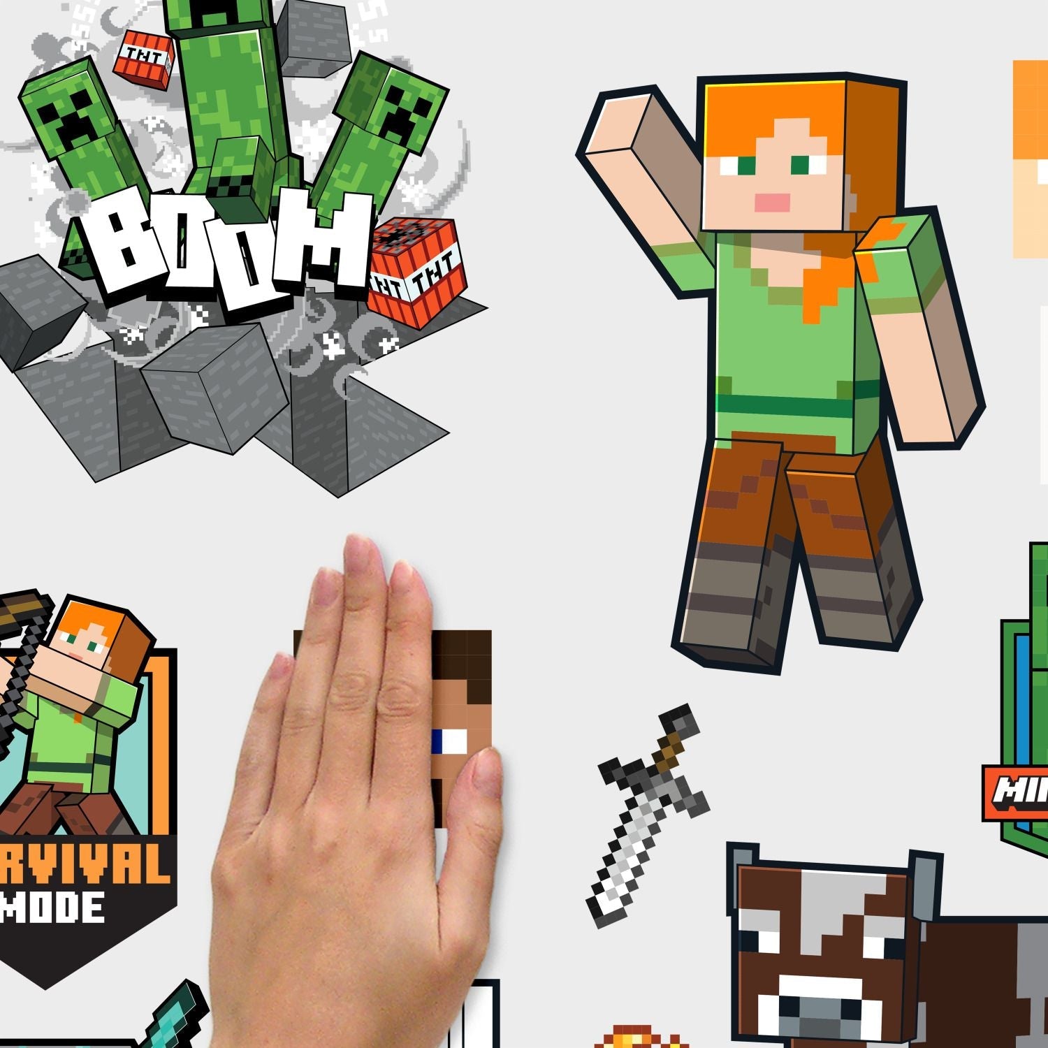 Minecraft Characters Wall Decals