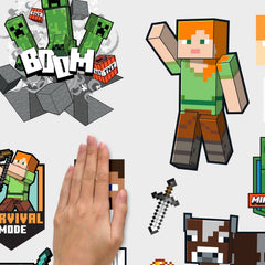 Minecraft Characters Wall Decals