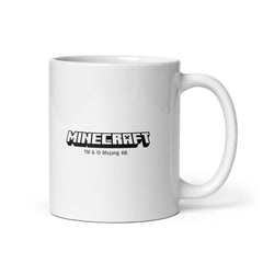 Minecraft Tuned In Creeper White Mug