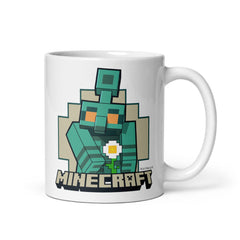 Minecraft The Copper Age Golem White Mug