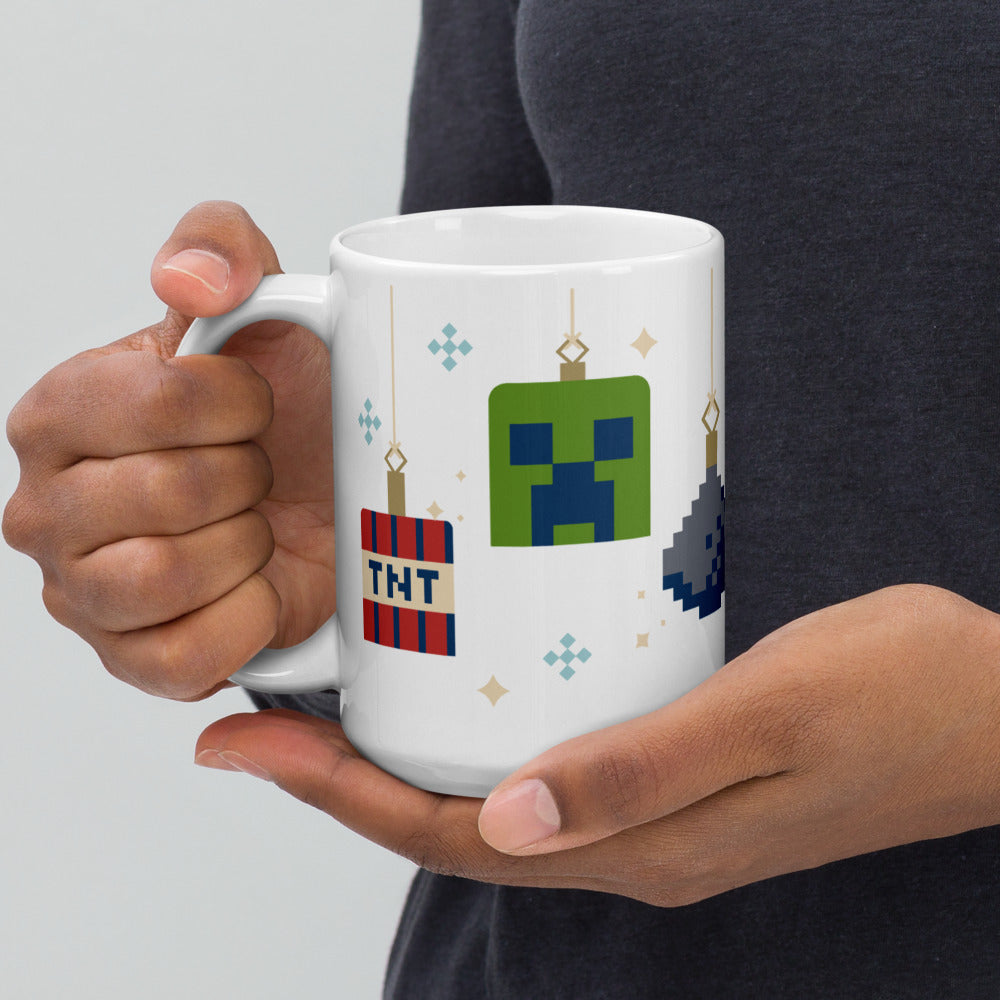 Minecraft Holiday Ornament Mug
