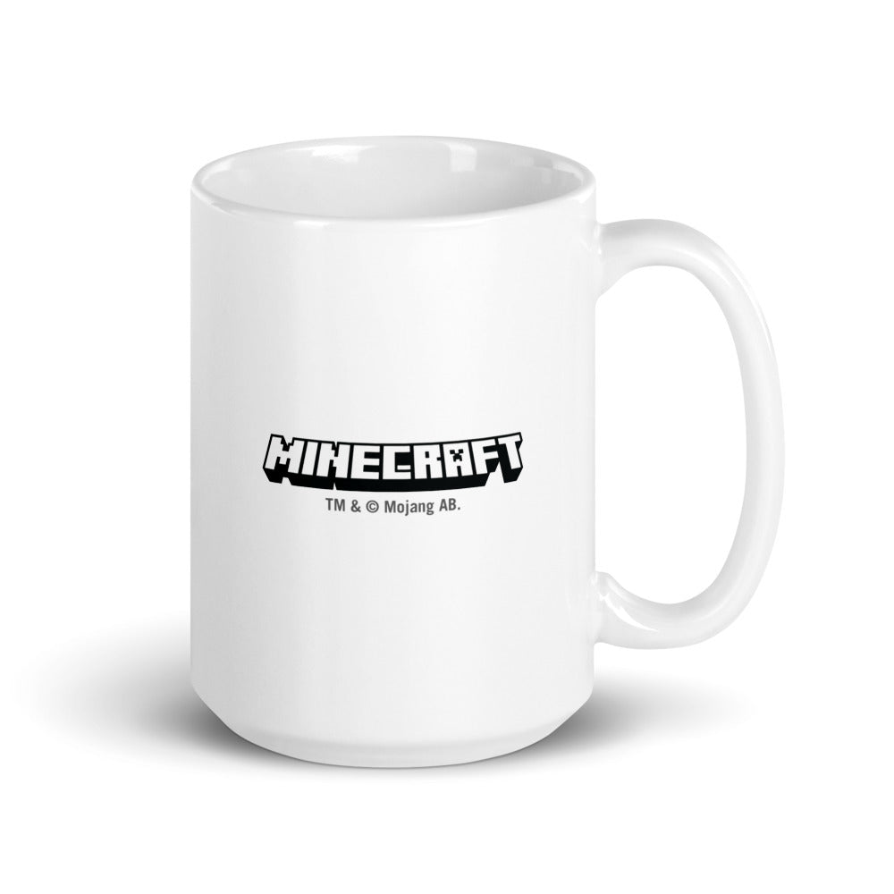 Minecraft Tuned In Creeper White Mug