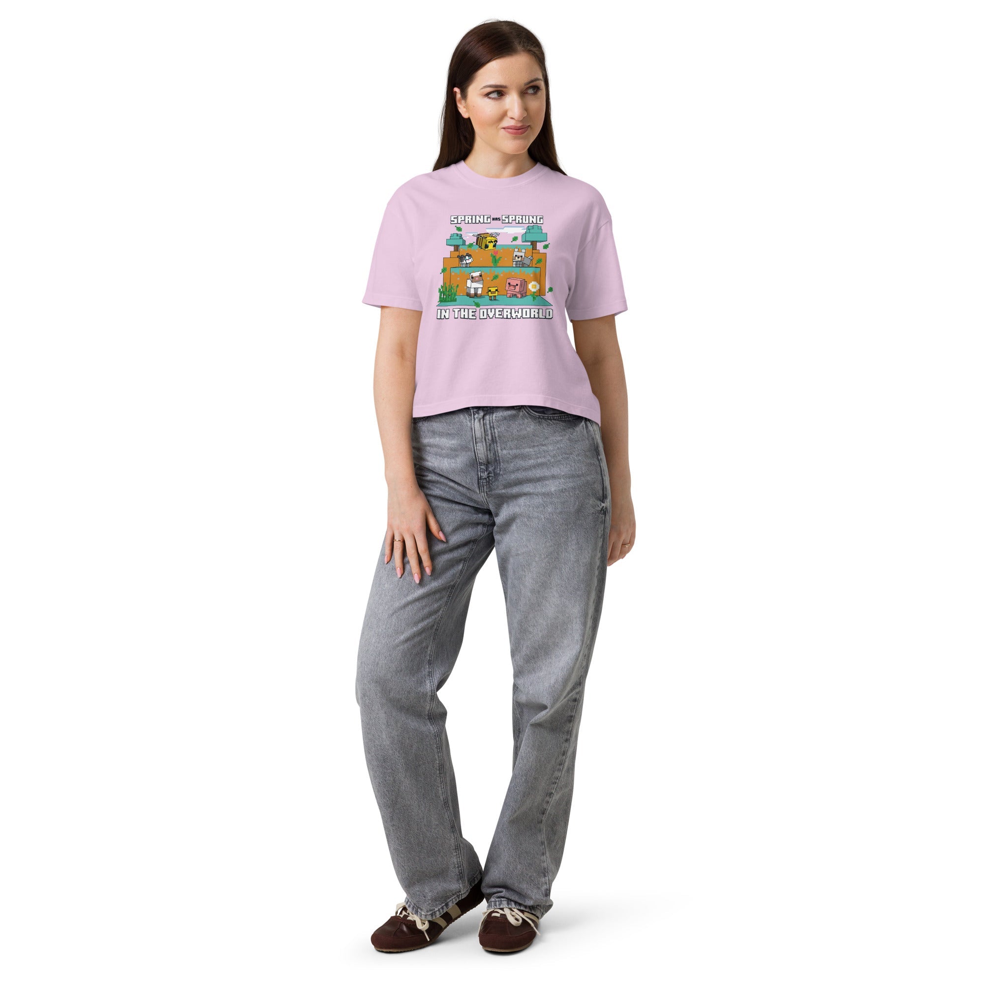 Minecraft Women’s Boxy T-Shirt Spring has Sprung
