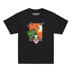Minecraft Youth T-Shirt Chibi Chicken Jockey