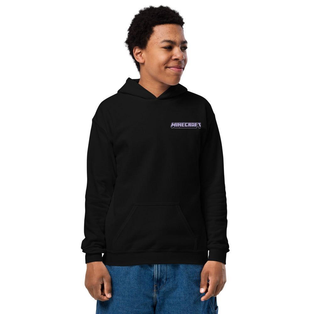 Minecraft Breeze Checkered Kids Hoodie