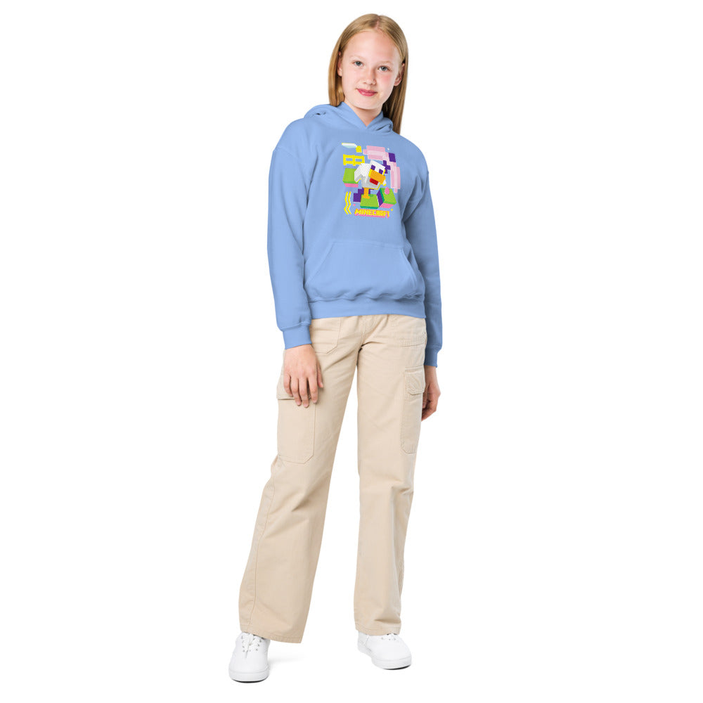 Minecraft Chicken Kids Hoodie