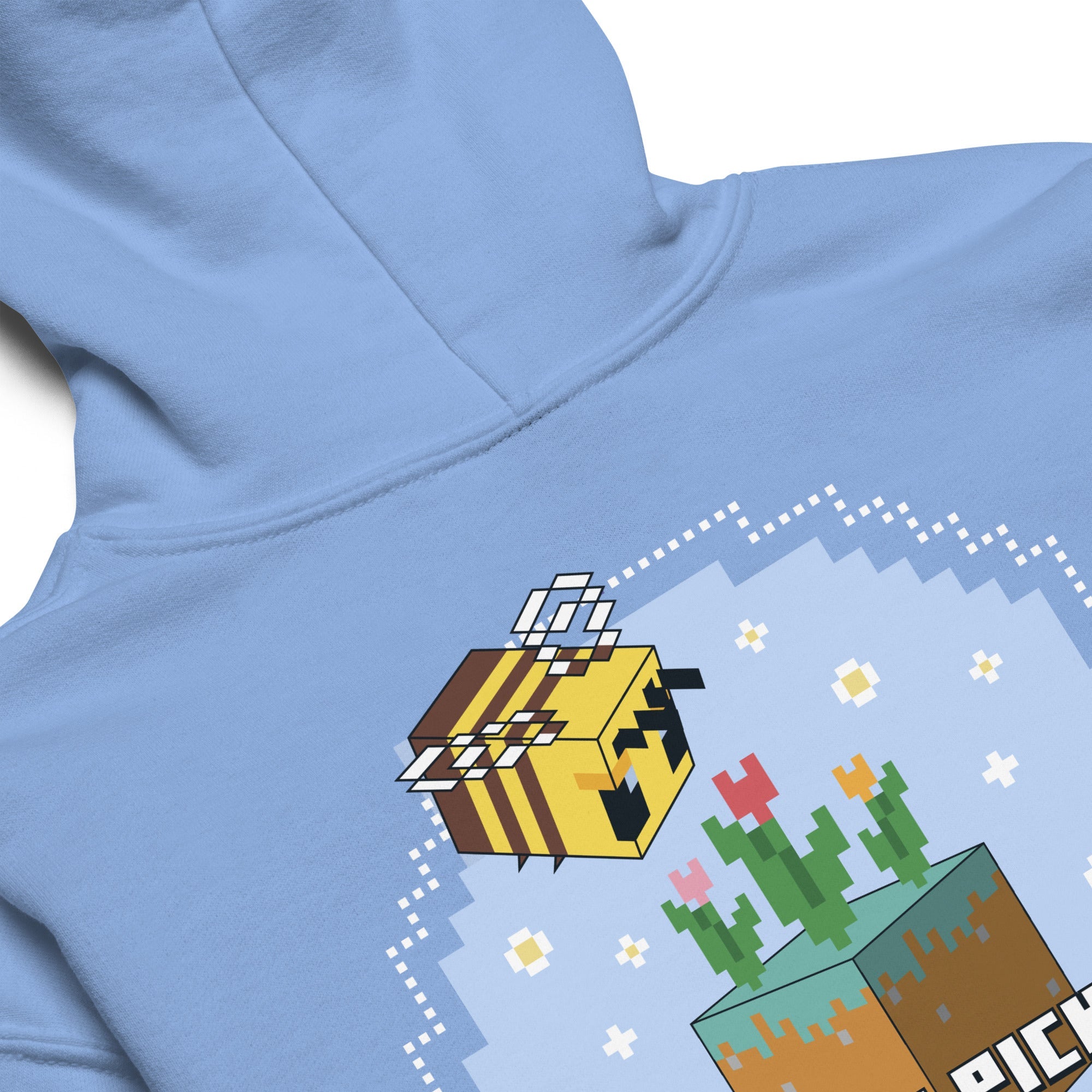 Minecraft Kids Hoodie Flower Picking Time