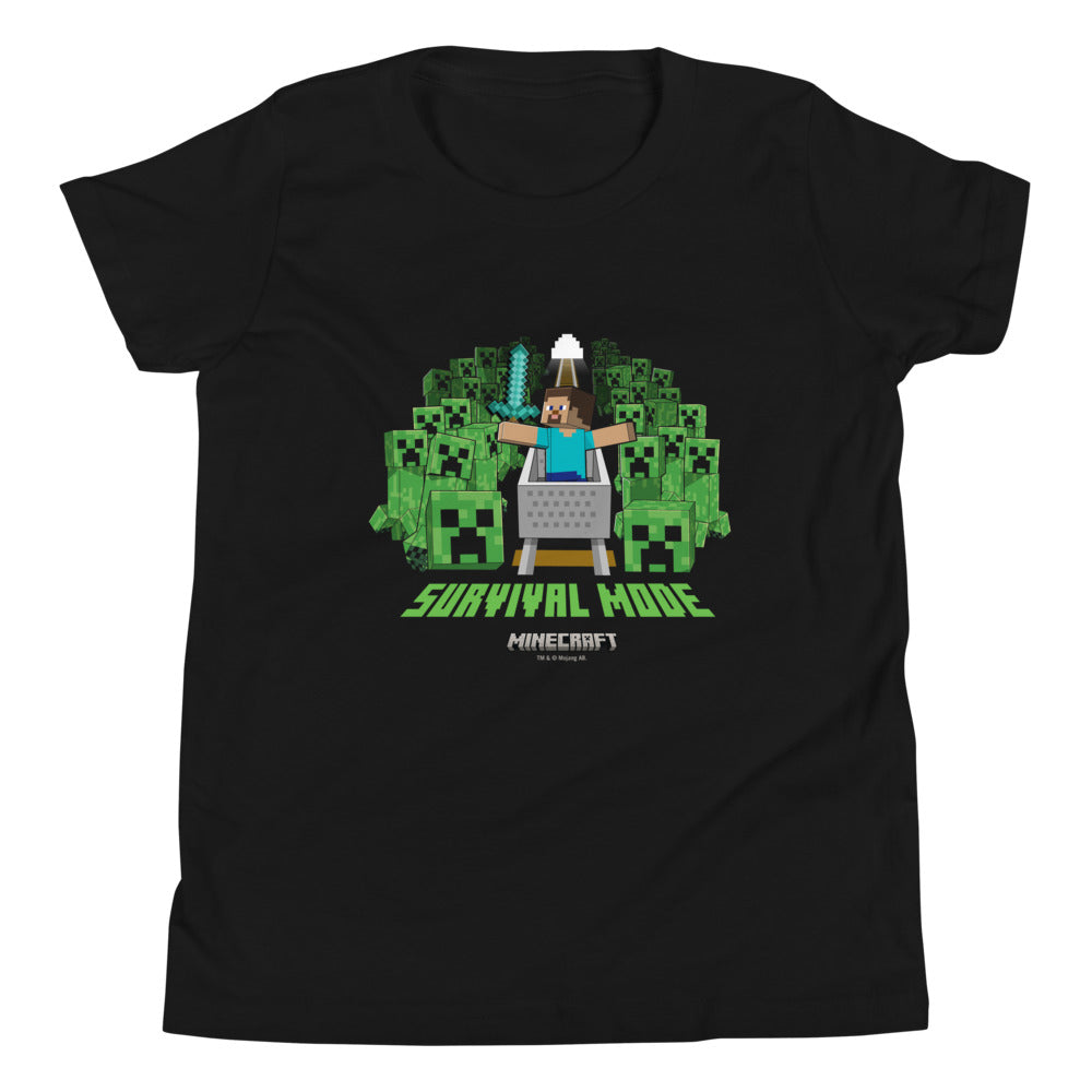 Mnecraft Creeper Mines Kids T-Shirt
