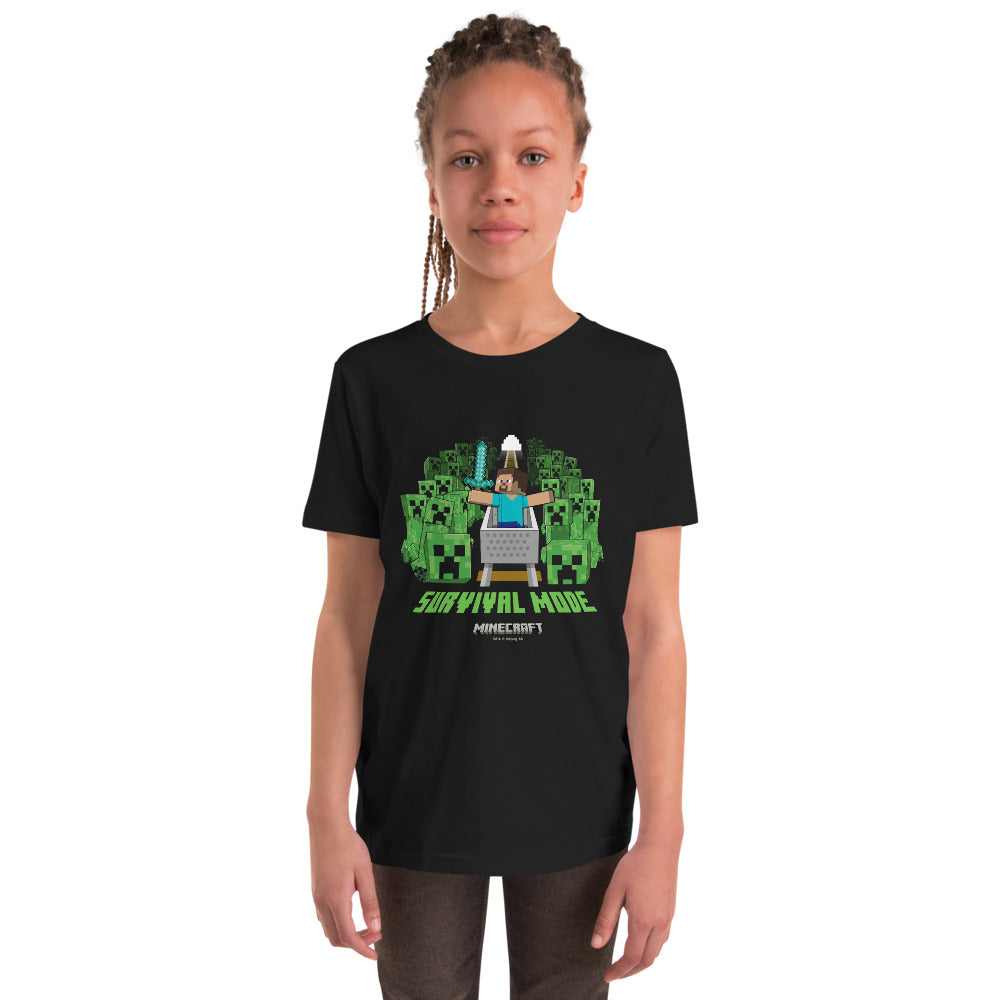 Mnecraft Creeper Mines Kids T-Shirt