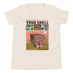 Minecraft Come Out Of Your Shell Kids T-Shirt